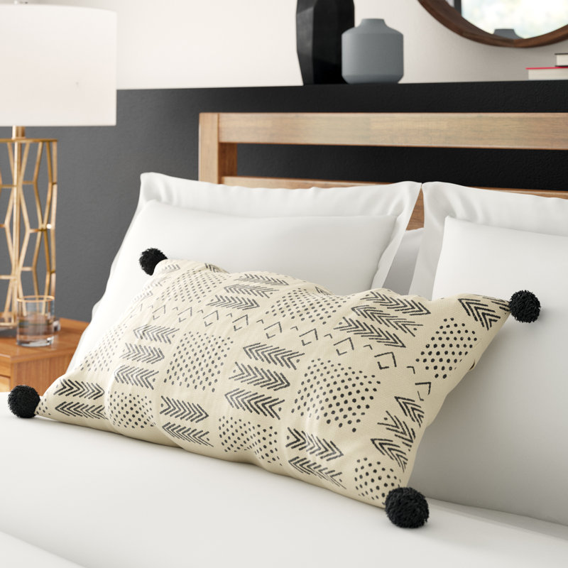 Mercury Row® Breuer Rectangular Cotton Geometric Throw Pillow & Reviews